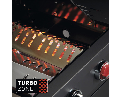 Enders® Chicago 3 Black Turbo 3-pits gasbarbecue, 51 x 108 cm, zwart, inclusief opbergplank, dekselthermometer, vetopvangbak, opklapbare zijtafel, krachtige warmtezone, grillrooster van roestvrij staal