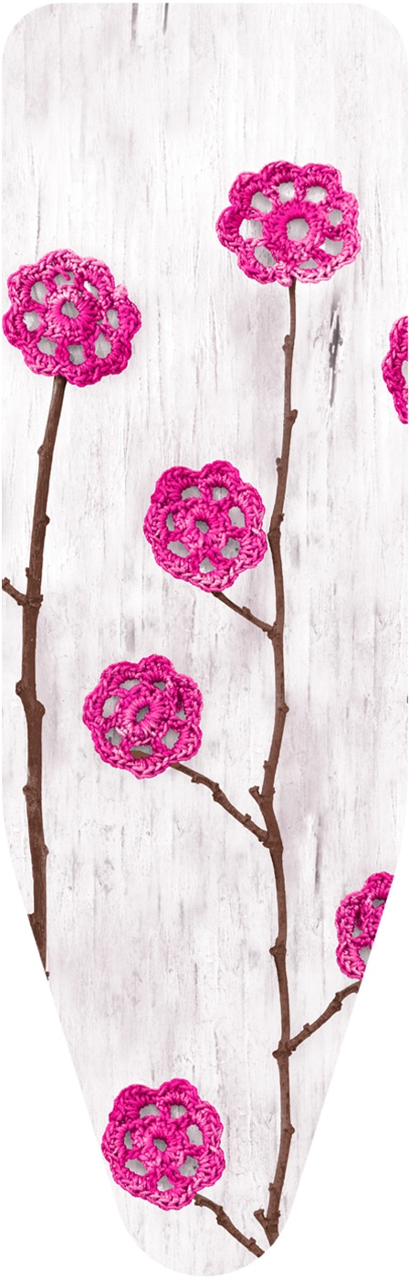 Bischof Colombo Bügelbrettbezug »FIORI DI LANA ROSA« 140 x 55 cm, Bezug mit Blumendekor