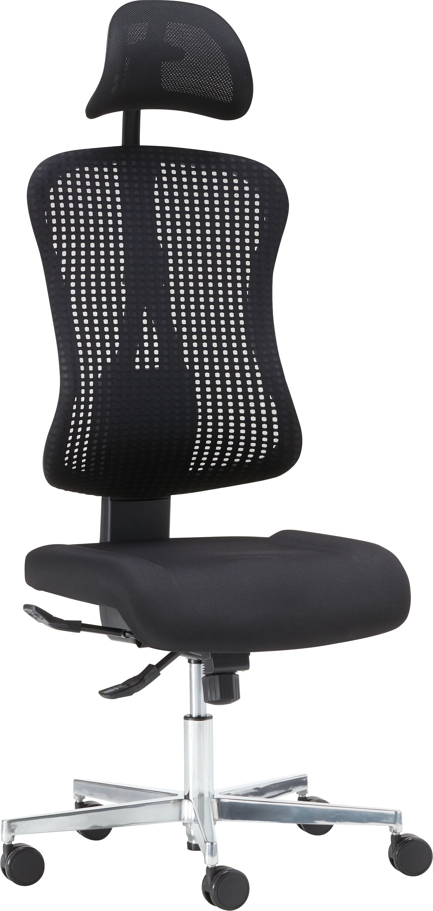 CLEVER Bürostuhl - Schwarz / B: 68.0 cm x T: 68.0 cm x H: 118.0 cm