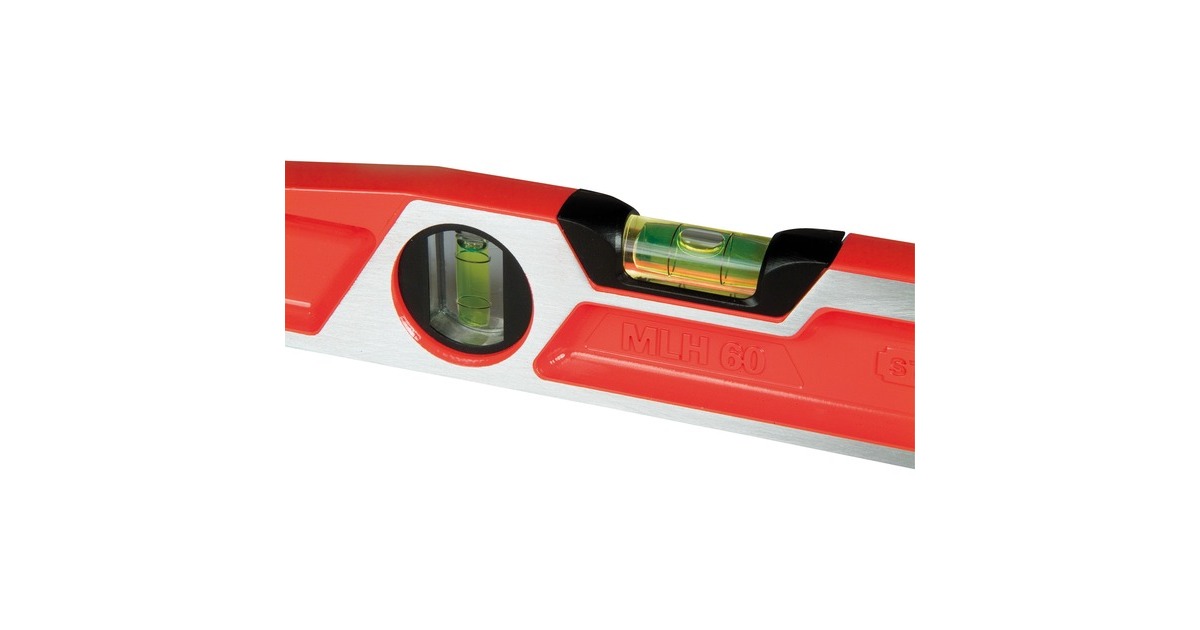 StanleyFatMax MLH Magnetische Waterpas 60cm  (Rood/grijs)