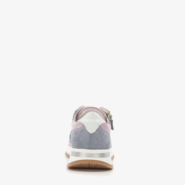 Hush Puppies leren dames sneakers met pasteltinten