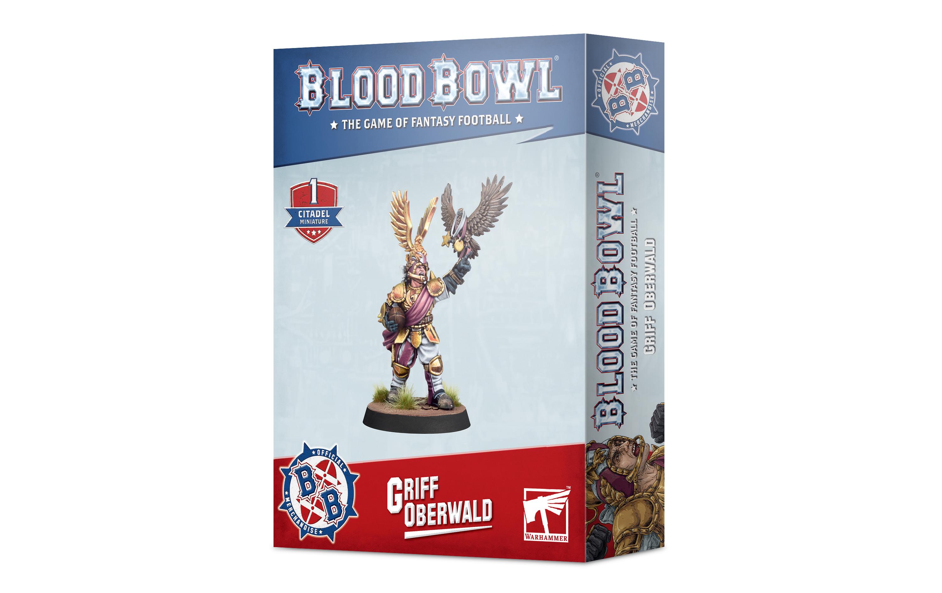 Figur Warhammer Blood Bowl Griff OberwaldEin starker Starspieler ohne echte Schwächen