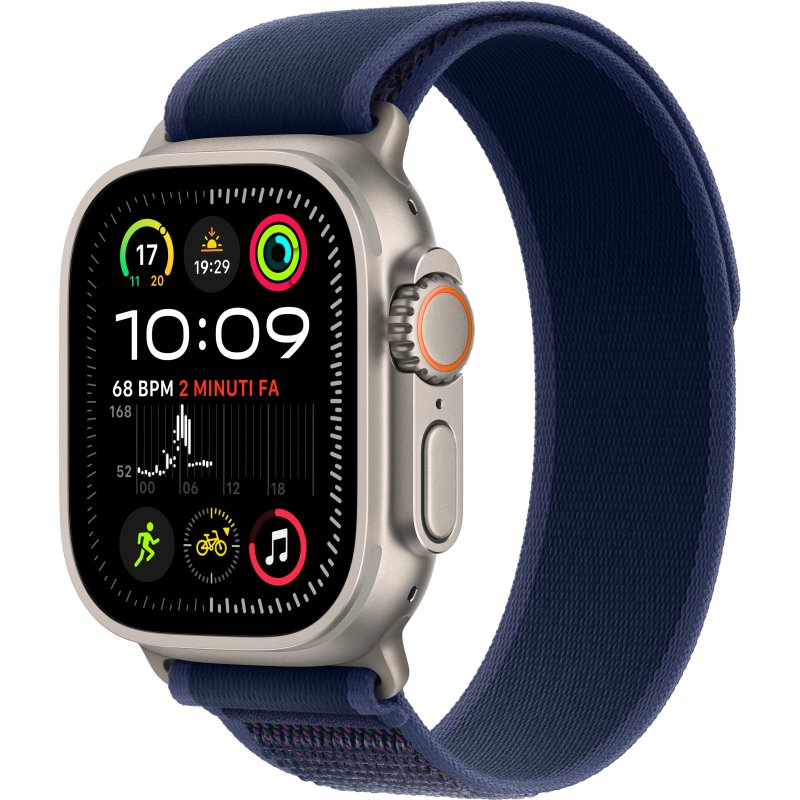 Apple Watch Ultra 2 OLED 49 mm Numérique 410 x 502 pixels Écran tactile 4G Titane GPS (satellite)