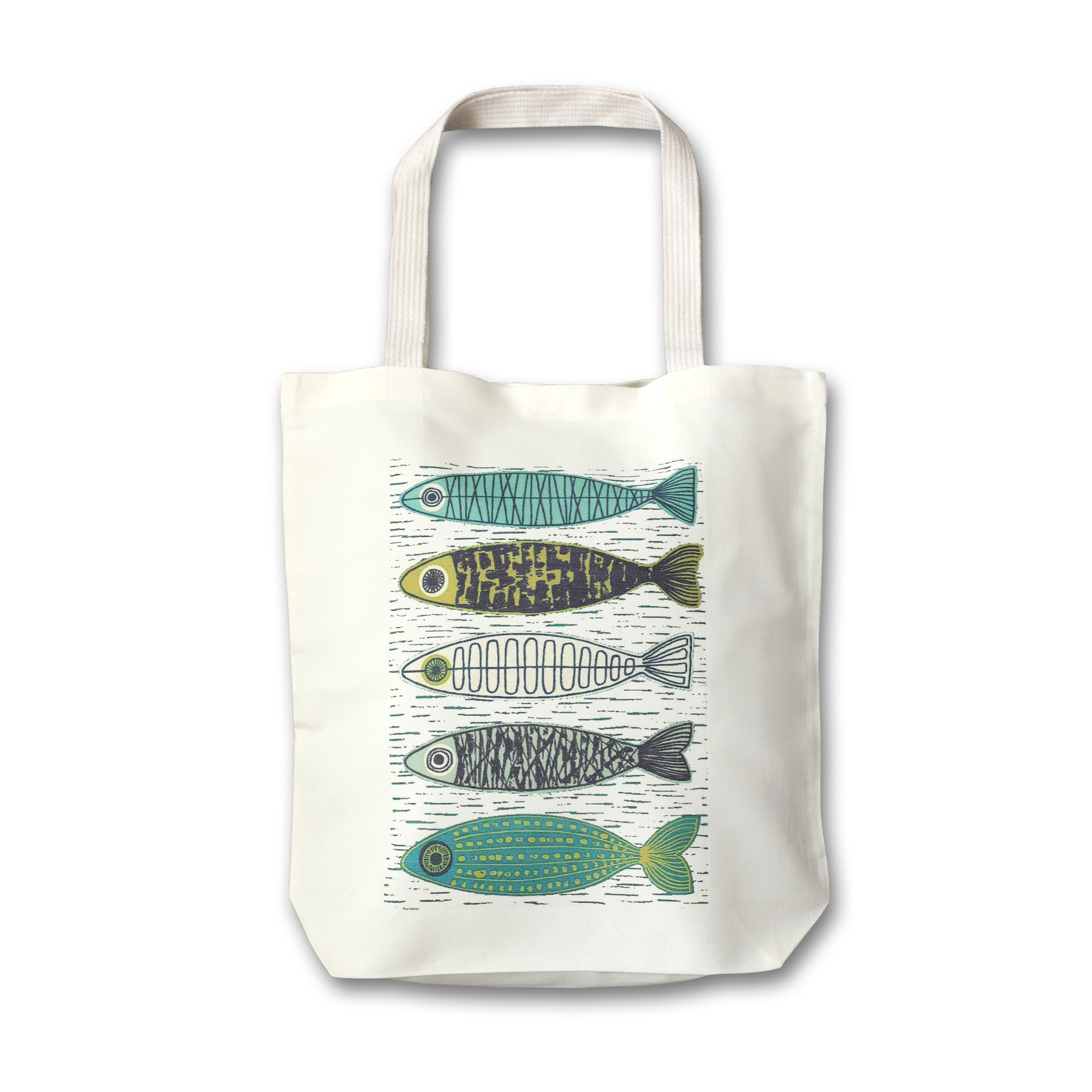 Stoffbeutel '5 Fische', multicolor, L 40 cm, B 9 cm, H 40 cm günstig bestellen