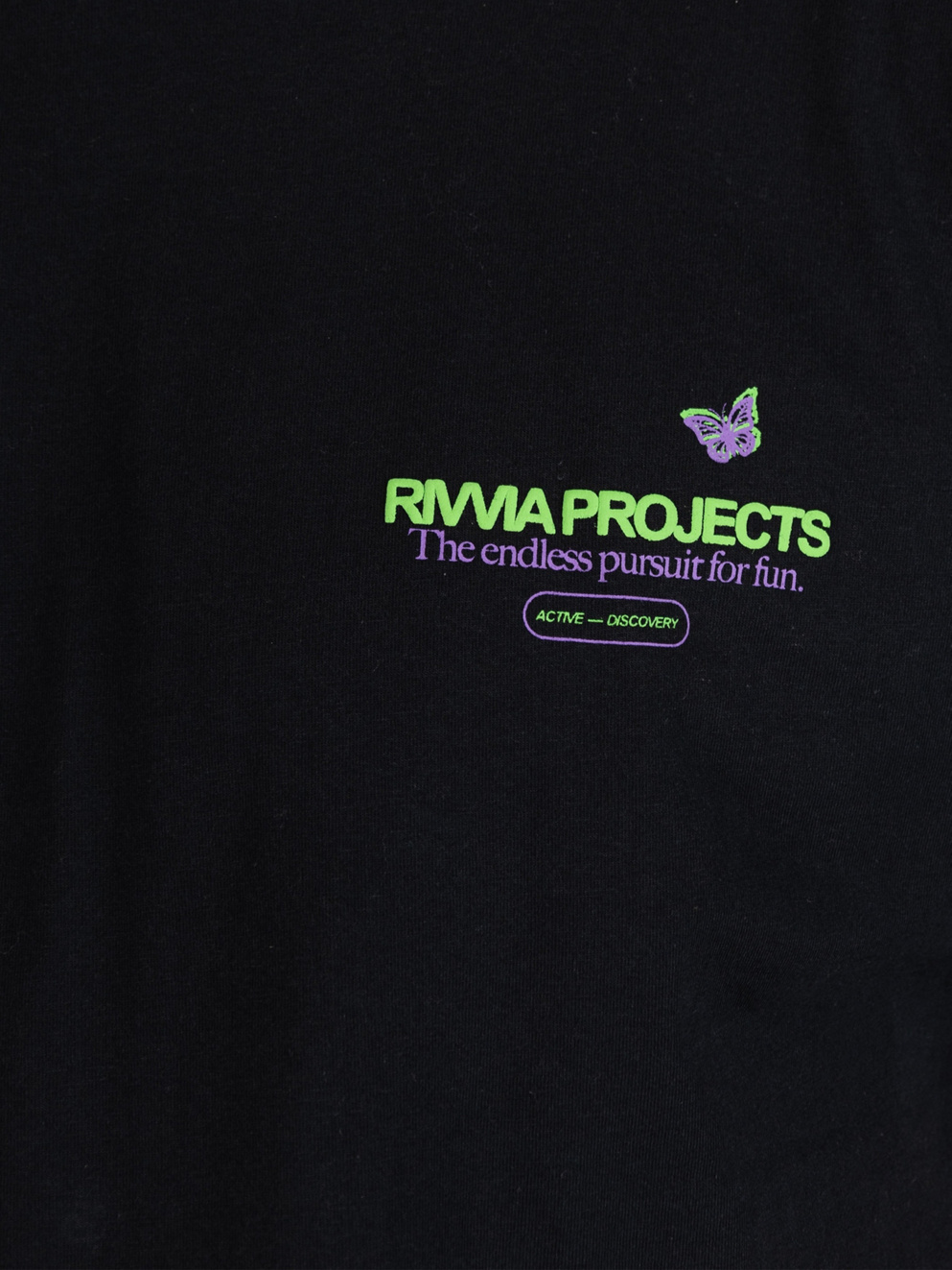 Rivvia Projects Postive Growth T-Shirt black