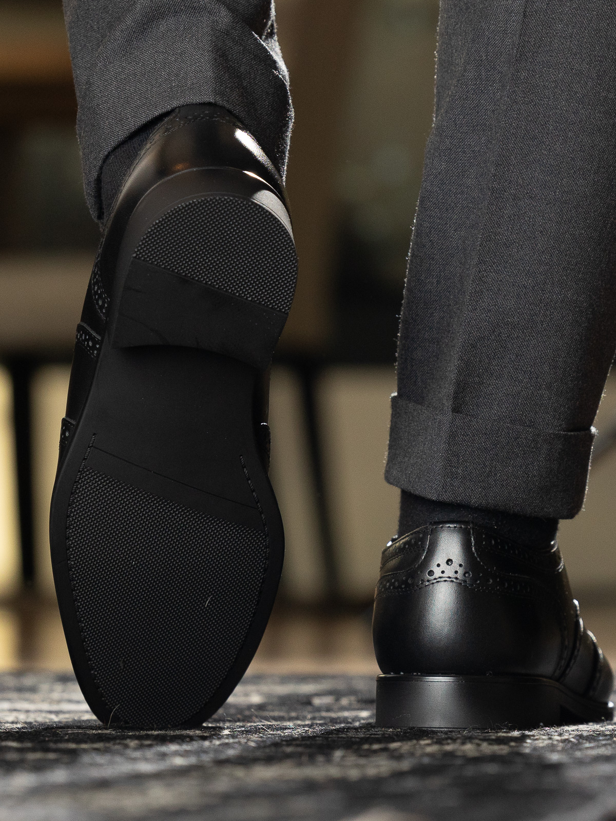 Gregers - Oxford Brogue Black - Trapes Sko