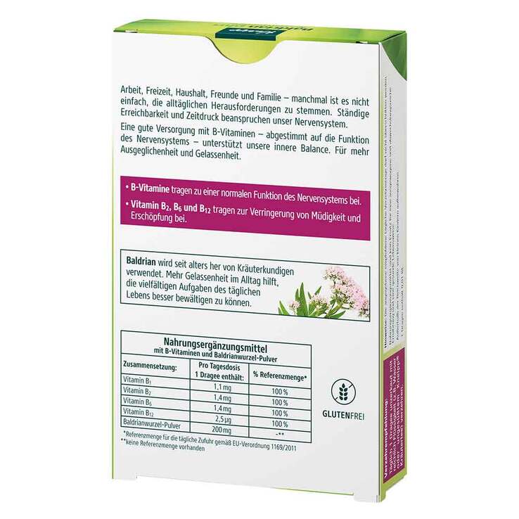 Kneipp Baldrian plus Nervenvitamine Dragees, 40 St