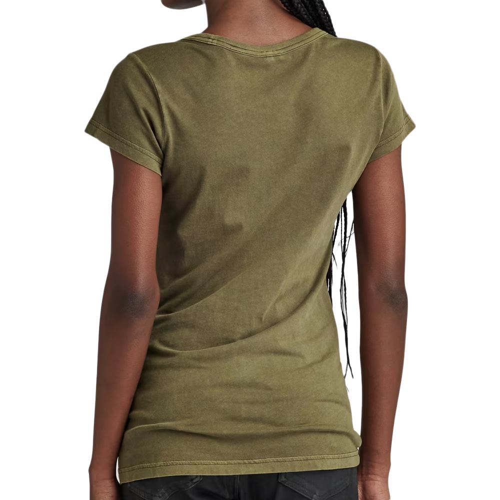 T-shirt Kaki Femme G-Star Raw Eyben D21314