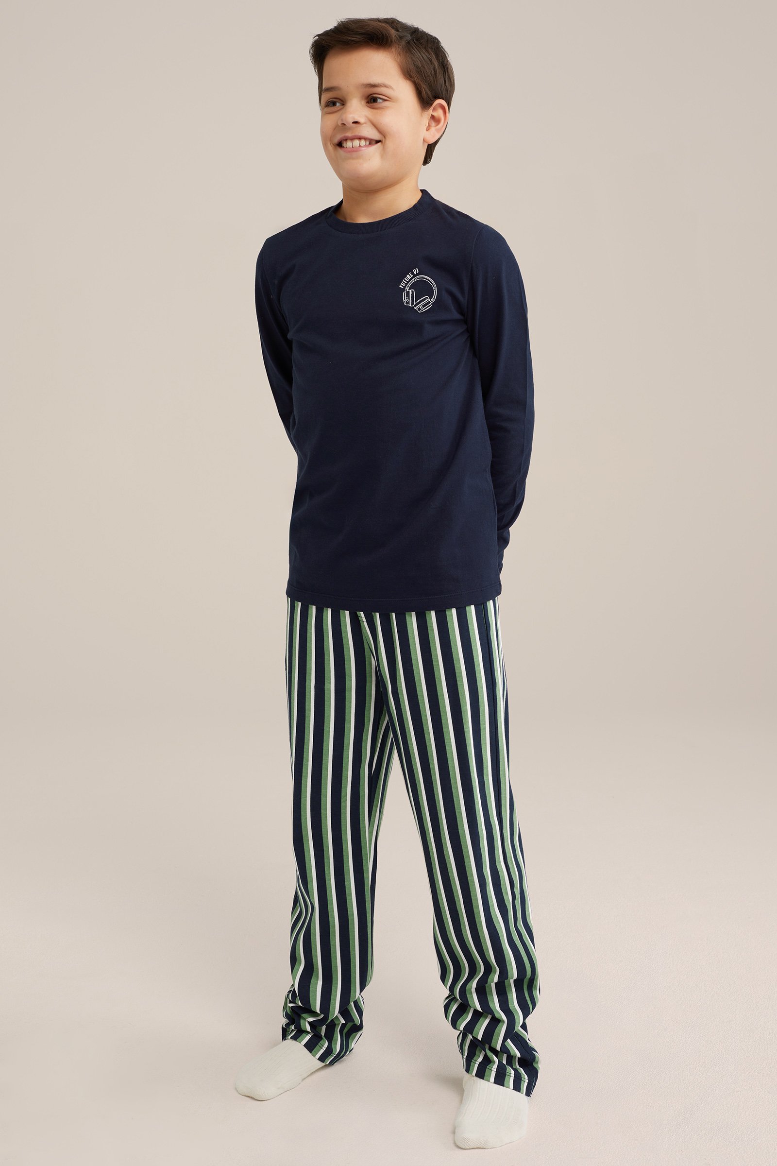 Jongens pyjamaset WE Fashion Donkerblauw