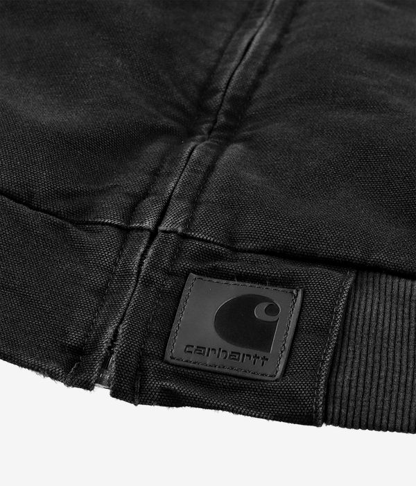 Carhartt WIP OG Santa Fe Organic Dearborn Jacke (black black stone canvas)