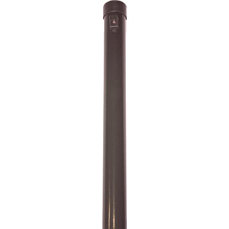 Hortus stolpe for panelhegn ø34 mm - grå. Ekskl. beslag.