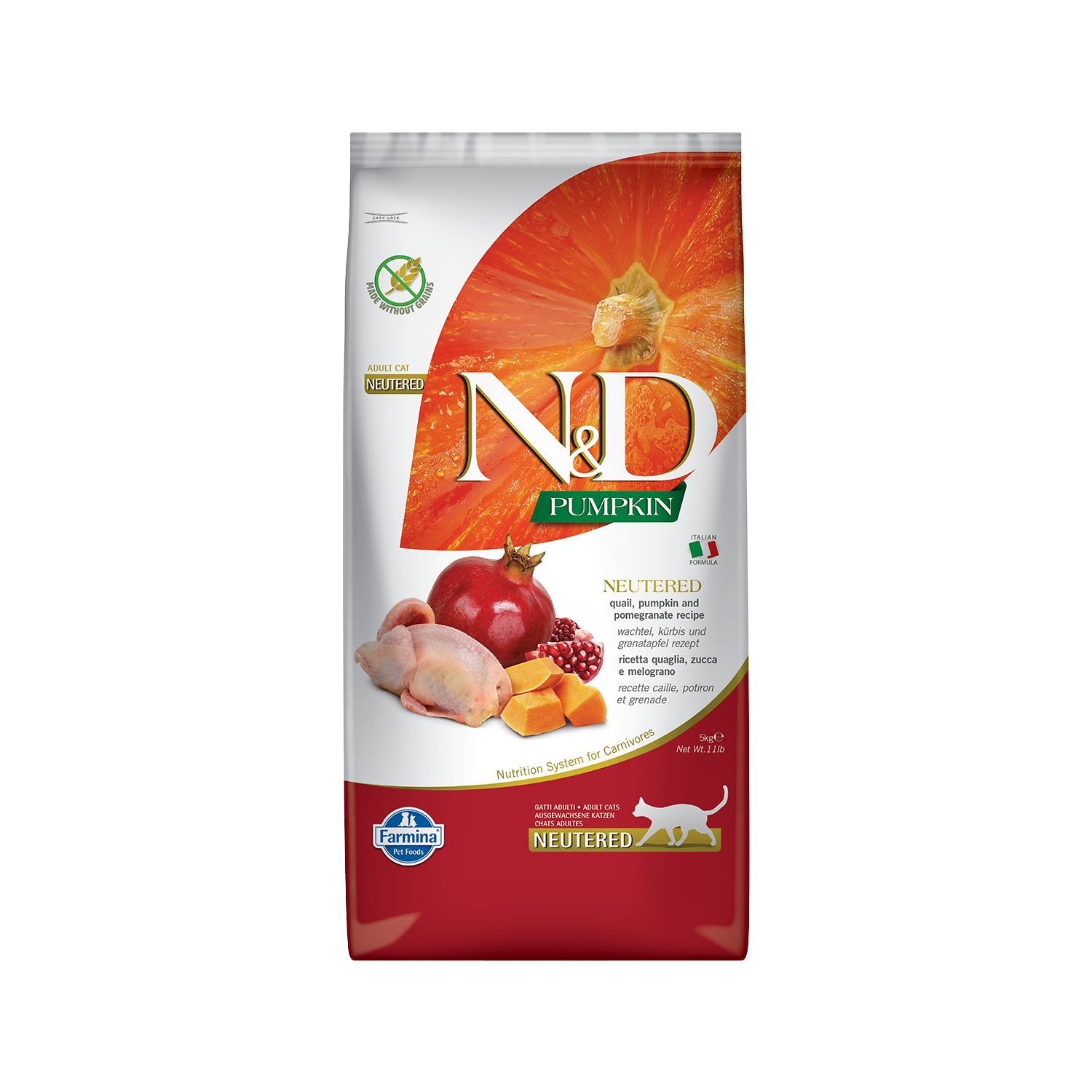 Farmina N&D Pumpkin Neutered Kattenvoer - Quail