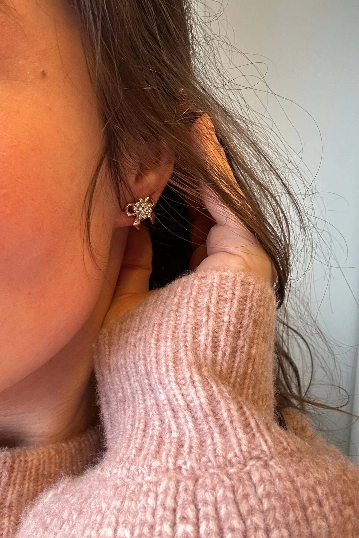 Mellow Moon Earrings 1 forgyldet