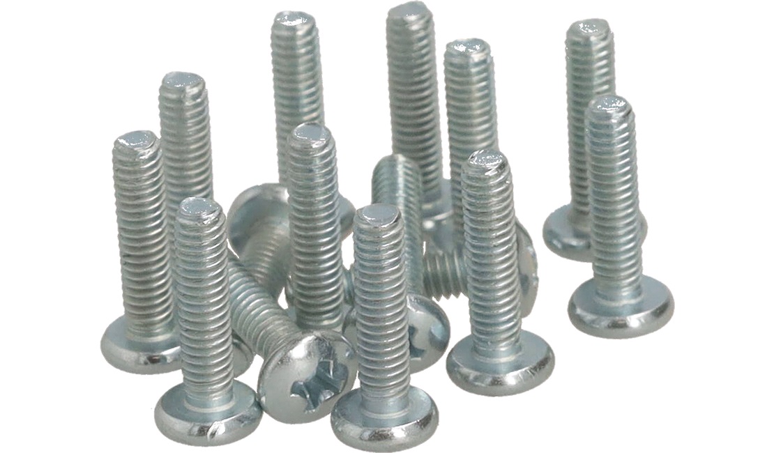Maskinskruer PH M4x16 mm - 15 stk.