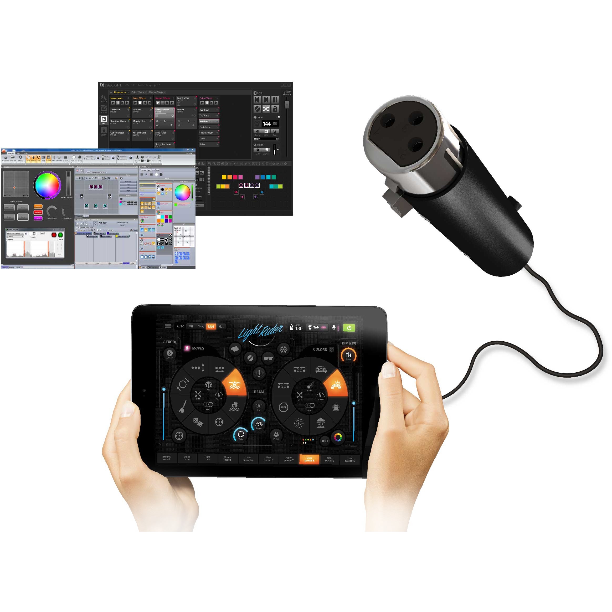 DMXsoft SUSHI-Z1 DMX interface en software