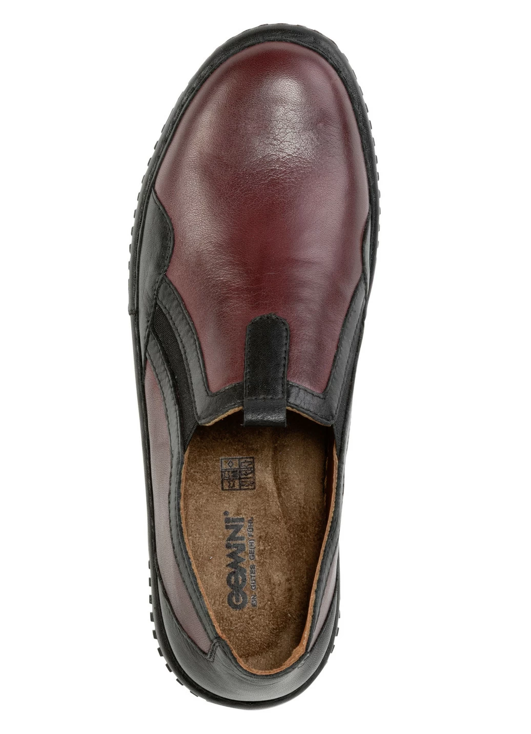 Gemini Slipper aus schattiertem Rind-Nappaleder