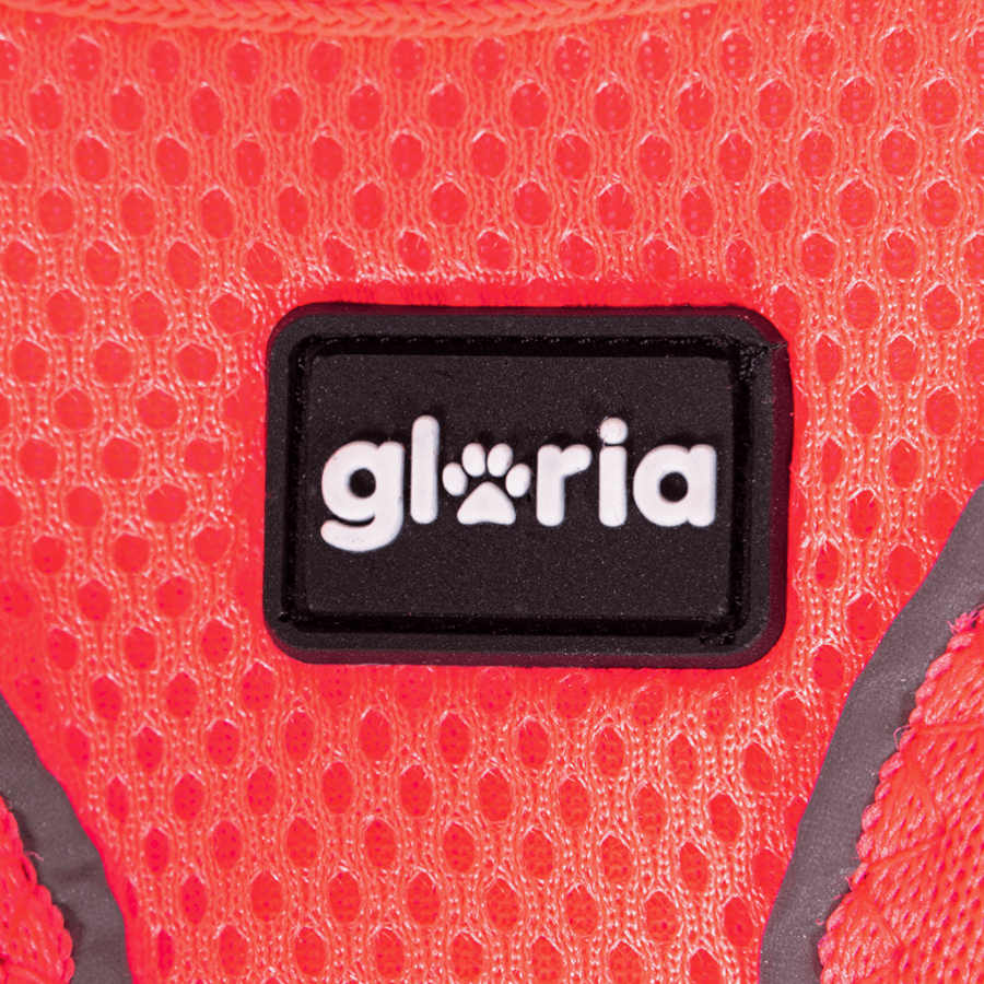 Coleira para cães Gloria Air Mesh Trek Star rosa
