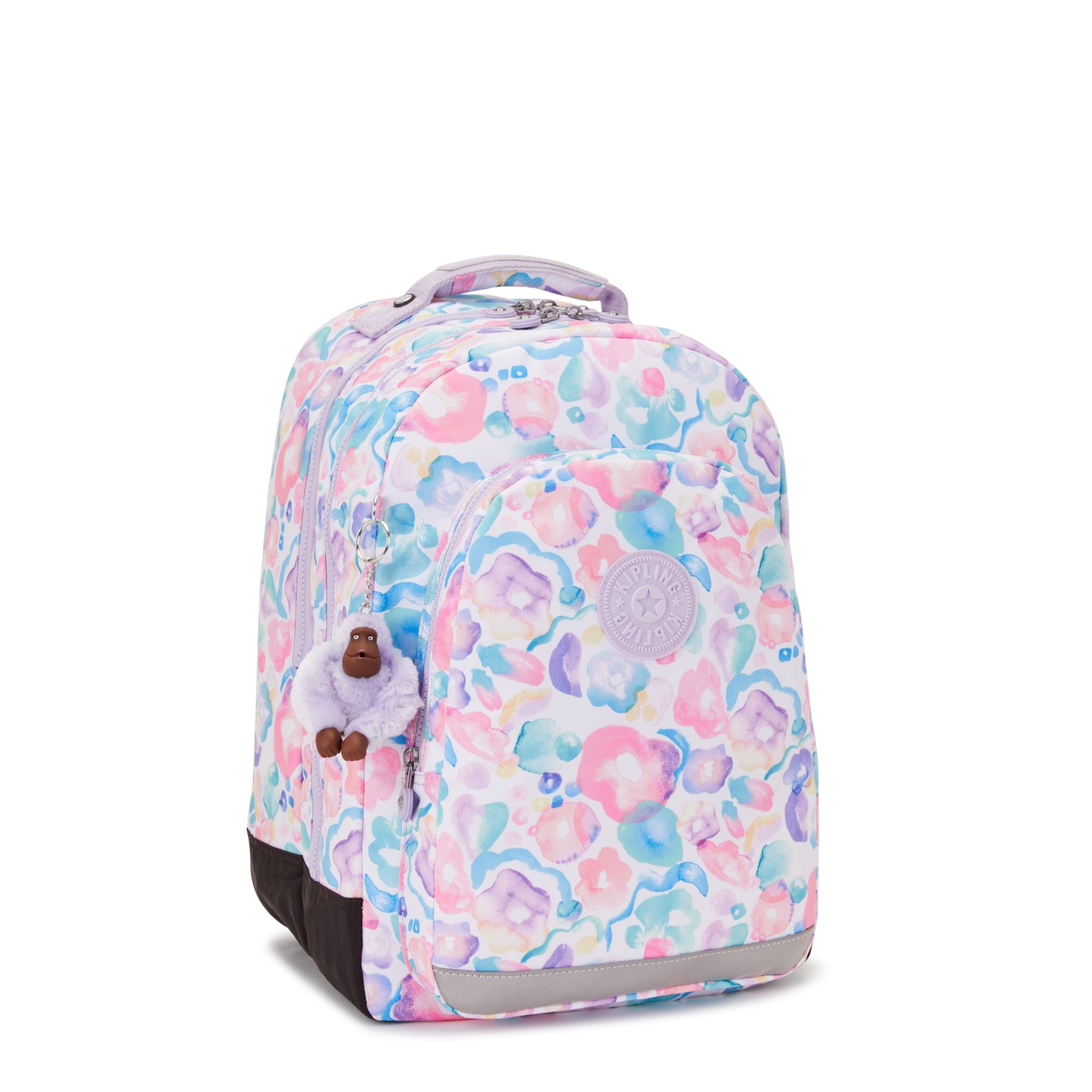 CLASS ROOM Grand sac à dos avec protection ordinateur - Aqua Flowers