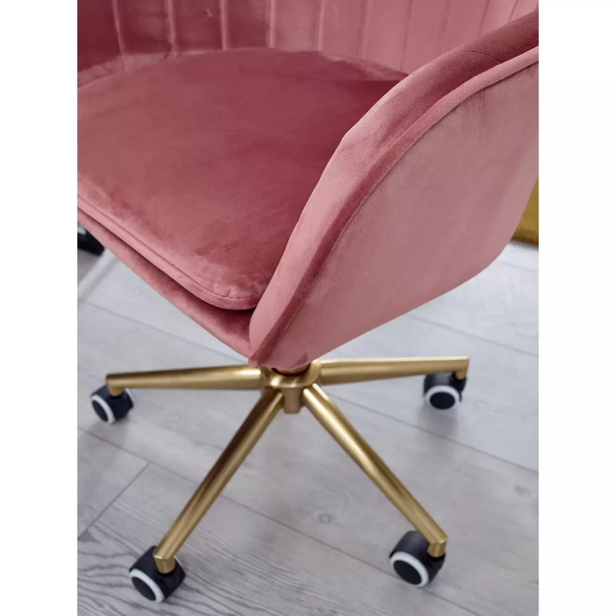 Bürostuhl Almeria gold,rosa
