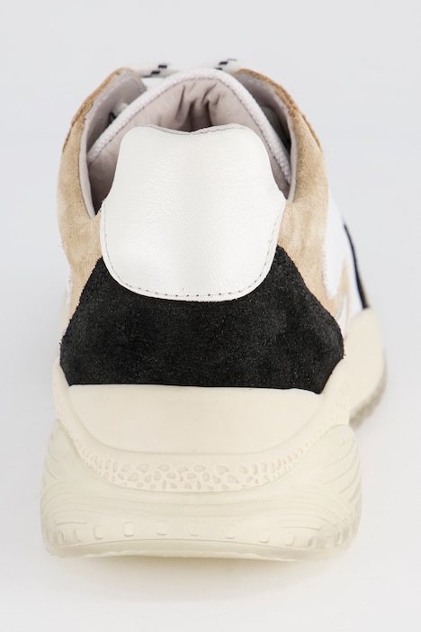 Leder-Sneaker, Chunky-Look, Wechselfußbett, Weite H