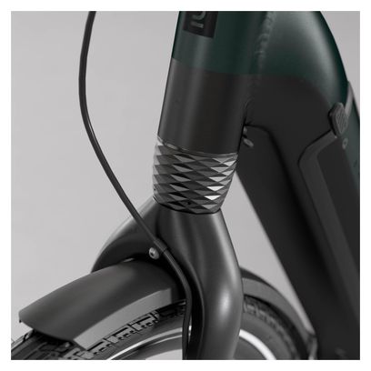 Vélo de Ville Électrique Btwin LD 920 E Cadre Haut Moteur Automatique Owuru 702Wh 700mm Noir