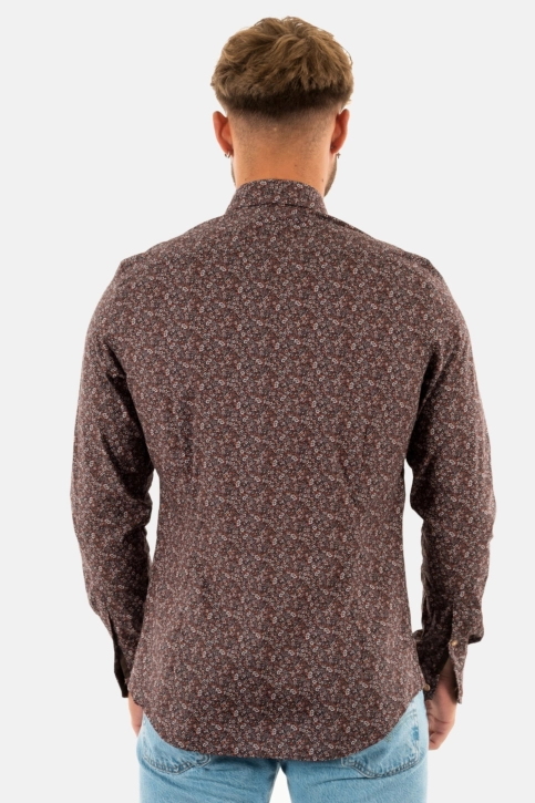 chemise benson and cherry signature brique