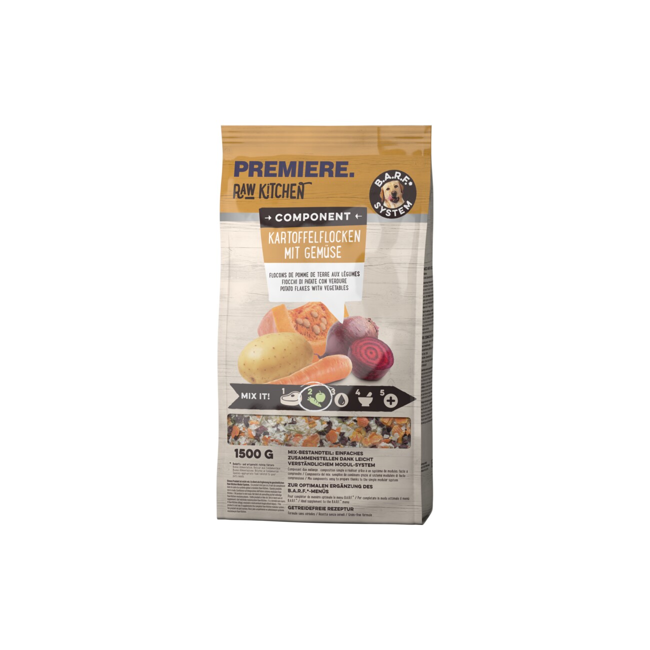 PREMIERE RAW KITCHEN Kartoffelflocken mit Gemüse 1,5 kg