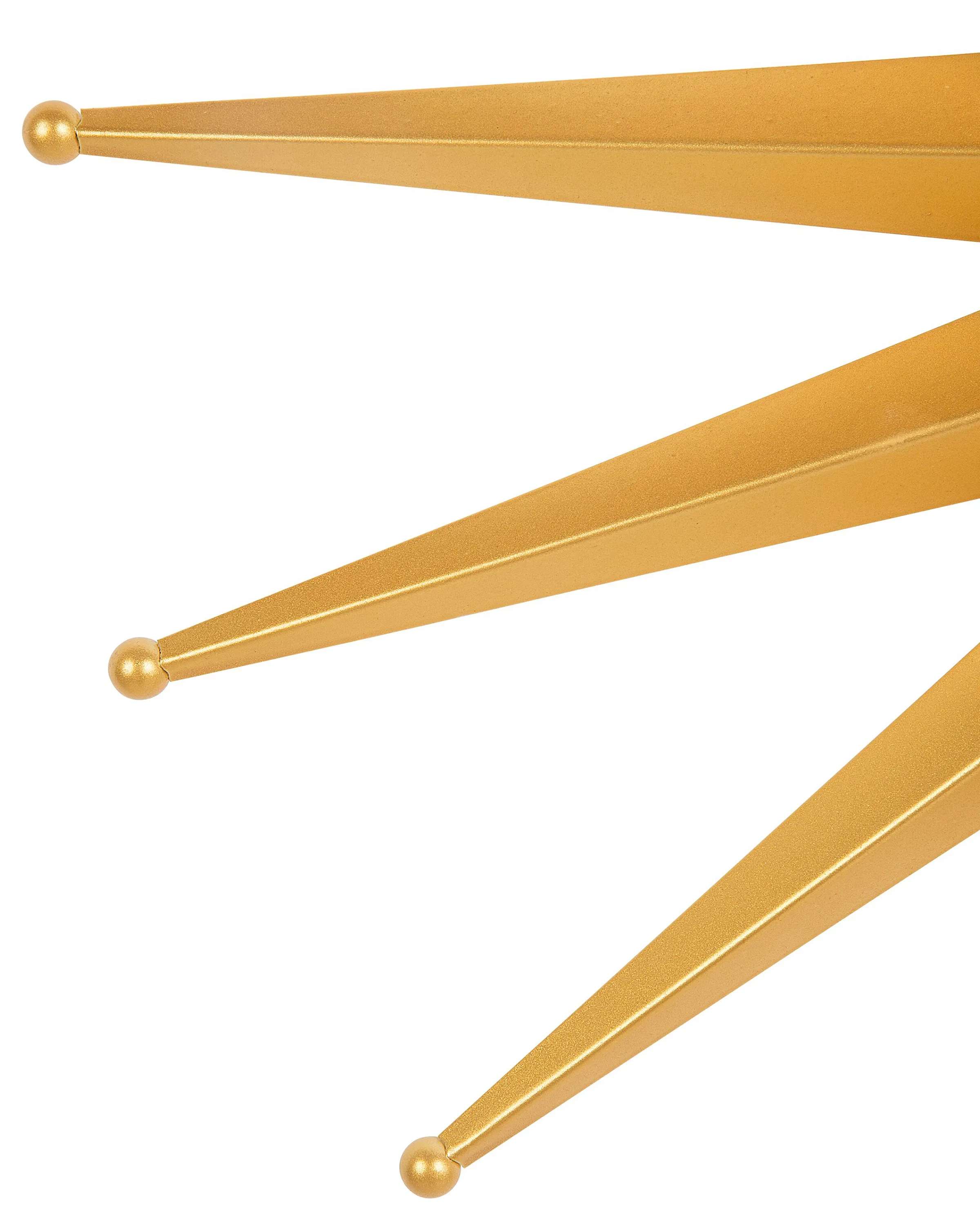 Wandspiegel PERELLI 60 cm 60 cm Metaal Goud