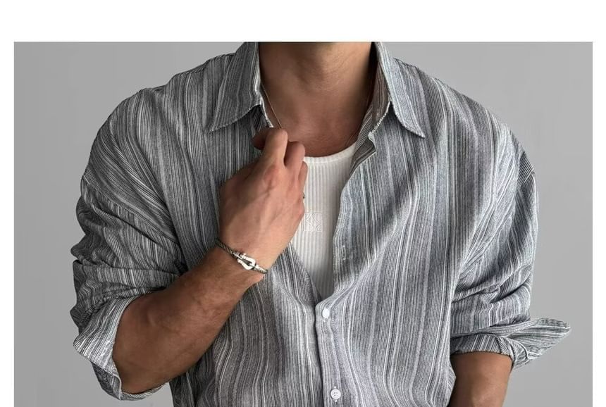 Urtishia - Gestreept shirt met lange mouwen