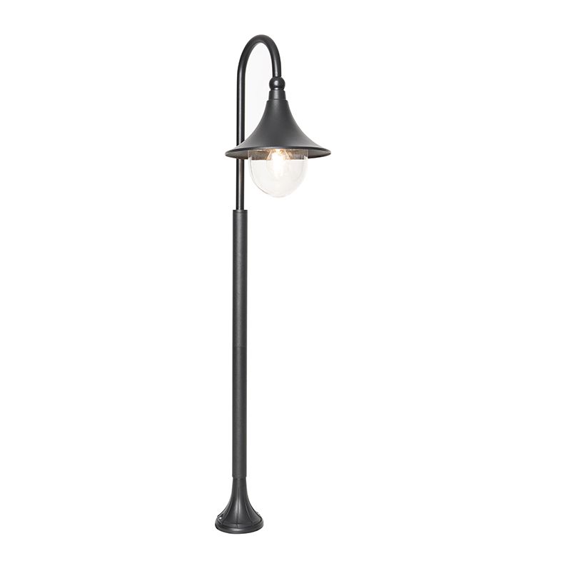 Klassieke buiten lantaarn zwart 125 cm IP44 - Daphne