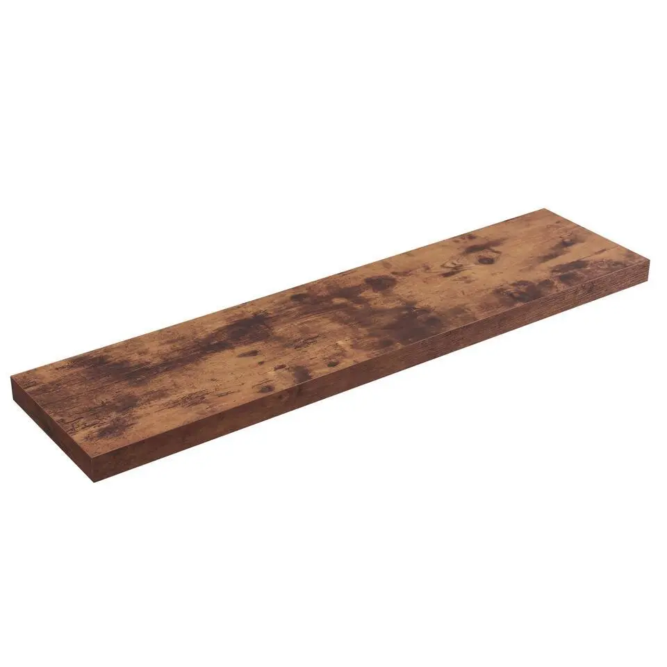 ACAZA Boekenplank van 100 cm lang - industrieel Design - Vintage bruin