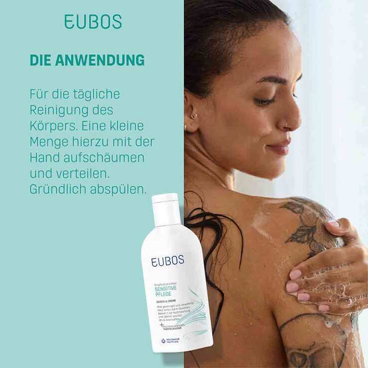 Eubos Sensitive Dusch & Creme Nachfüllbeutel, 400 ml