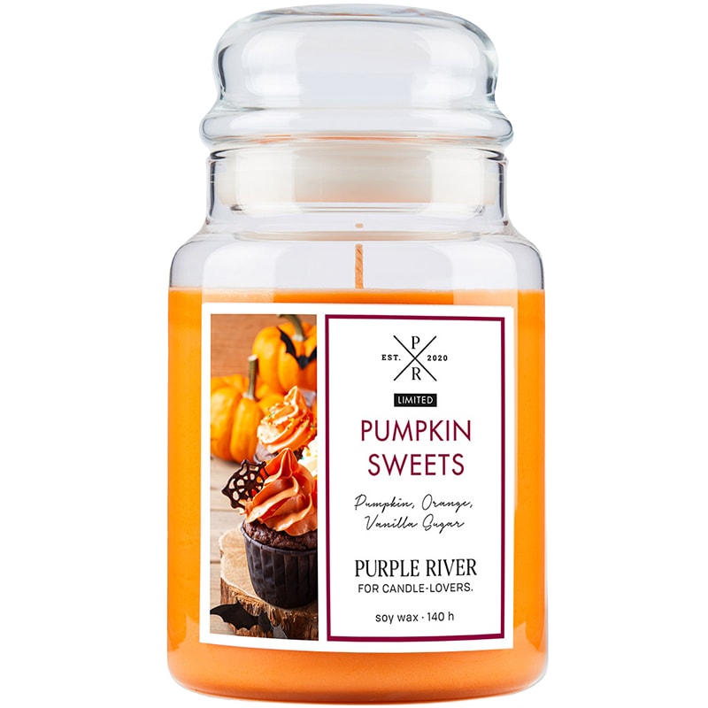 Bougie parfumée -  Pumpkin Sweets - Citrouille & bergamote - 623 g