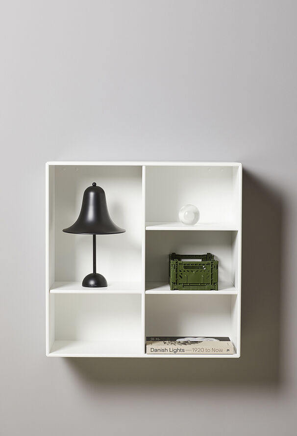 Verpan Pantop Ø23 Portable Table Lamp Matt black