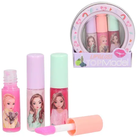 Depesche TOPModel Mini Lipgloss Set, 1 Stück, 2-fach sortiert
