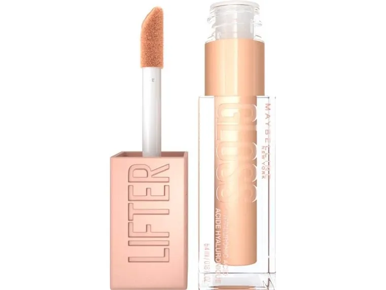 Maybelline Lifter Gloss, Cremefarvet, Sun, Farvning, Glødende, Fugtende, Glattende, Kvinder, Glans, Hyaluronsyre