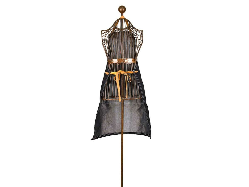 Tablier outils jardin en jean