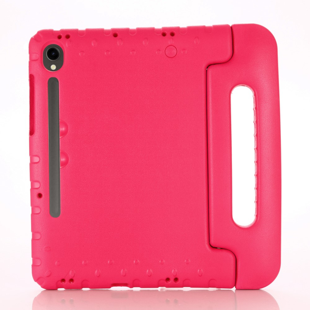 Samsung Galaxy Tab S10 FE / Tab S9 FE / S9 Stossfeste Kinder Schaumstoff Schutz Hülle   Griff   Standfunktion - Pink