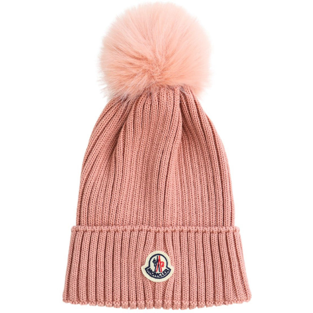 Køb Moncler Light Pink Beanie