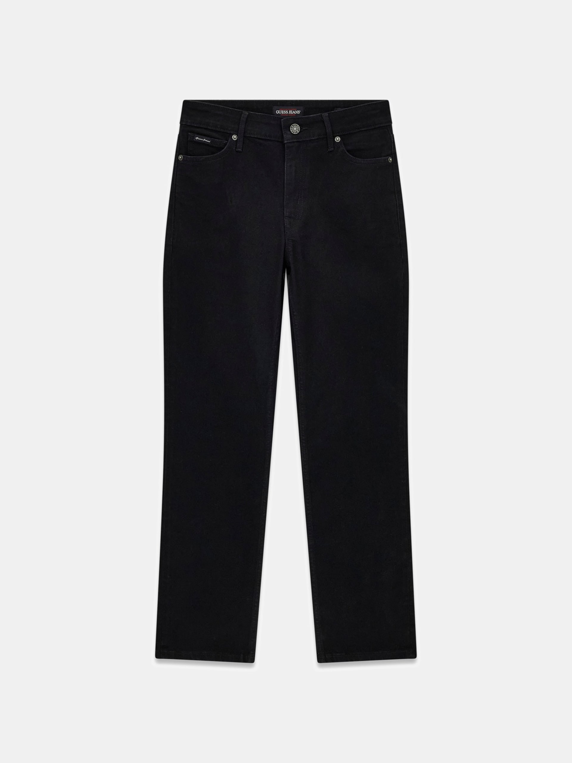 Calça jeans reta de cintura média G08