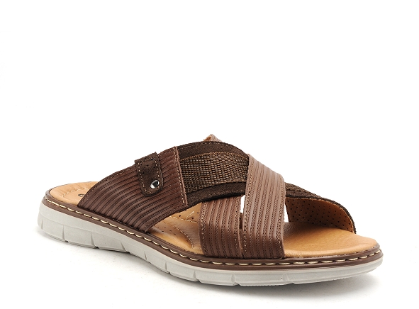 Orland mules et sabots homme 23031 marron