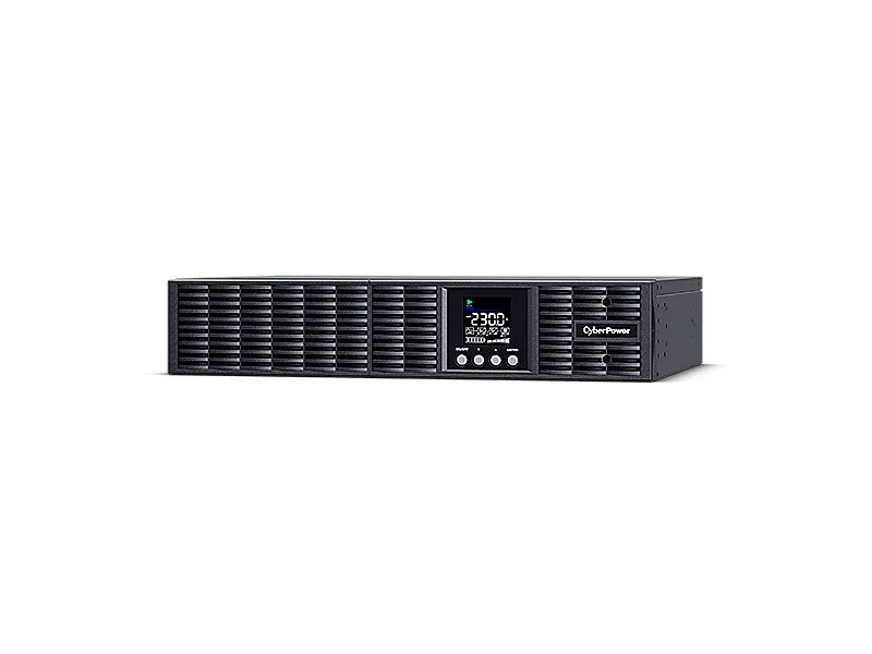 CyberPower Smart App Online S OLS2000ERT2Ua - UPS (stativ-monterbar / ekstern) - AC 230 V - 1800 Watt - 2000 VA - 1-faset - 9 At - RS-232, USB - output-stikforbindelser: 8 - 2U - sort