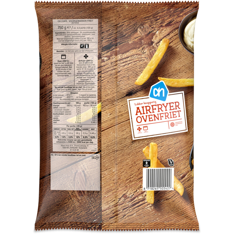AH Airfryer ovenfriet