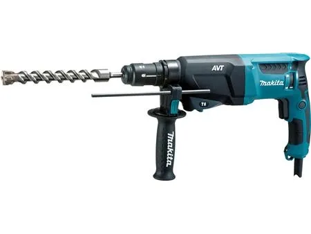 Makita HR2631FTJ - Roterende hammer - 800 W - 3 tilstande - SDS-plus - 2.4 Joule