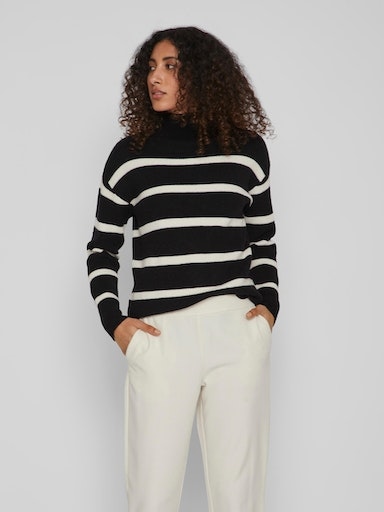 Vila Stehkragenpullover »VIRIL MOCKNECK L/S  KNIT RIB TOP 2- NOOS«