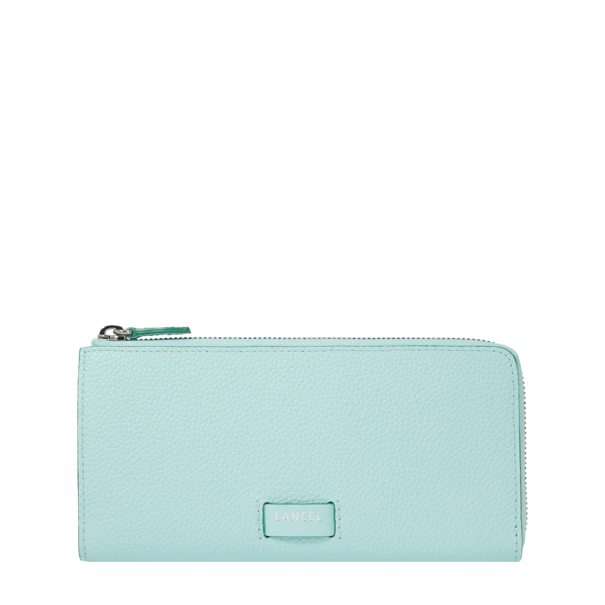 Zipped flap wallet Ninon de Lancel-Menthe/Emeraude