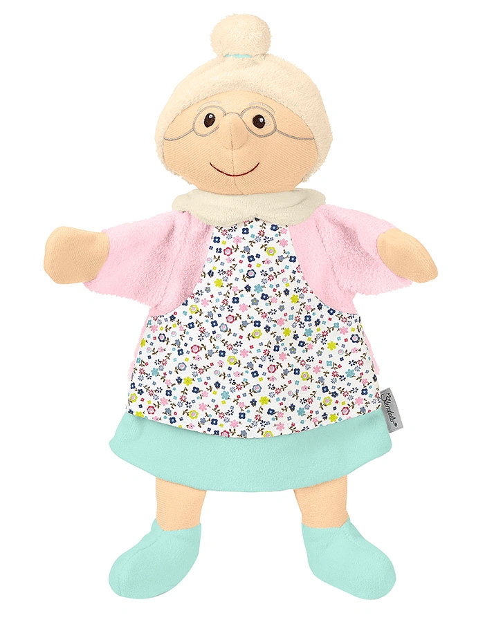 Handpuppe OMA in bunt