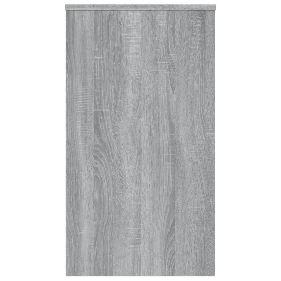 vidaXL - Bureau - Grijs - Bewerkt hout