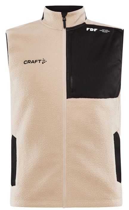 ADV Explore Pile Fleece Vest m/Logo Men
