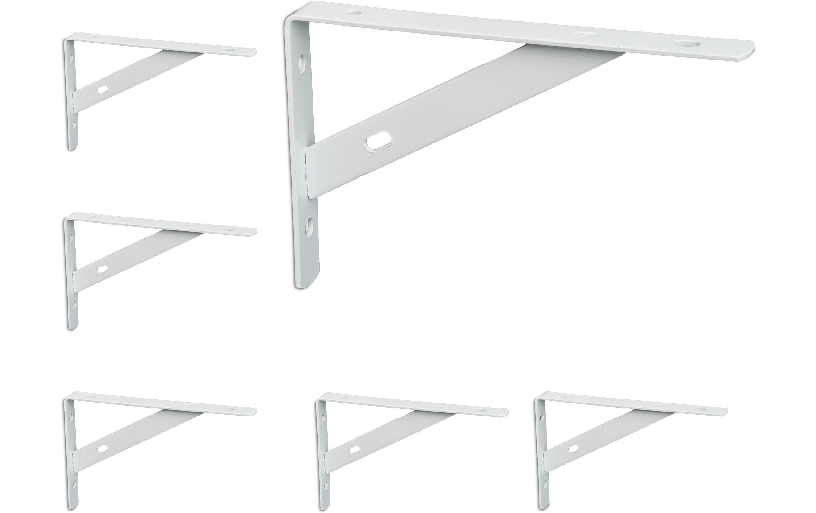Regalträger 6er Set 9.5 x 15 cm, WeissRegalhalterungen